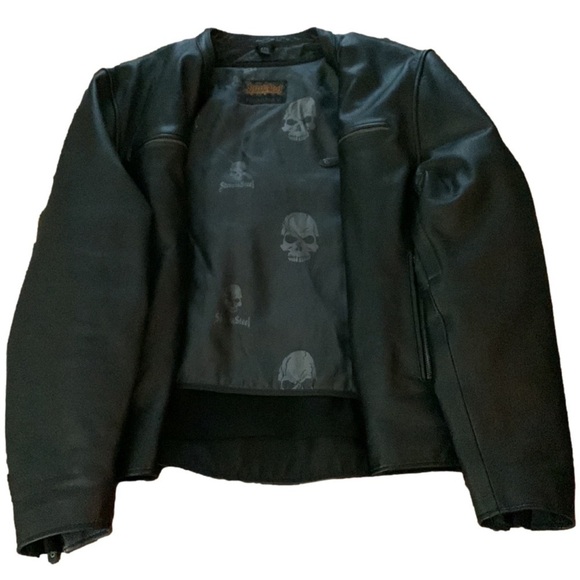 Street & Steel Motorcycle Jacket, Size XXL, Black - Picture 1 of 9